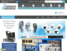 Tablet Screenshot of marinerswarehouse.com